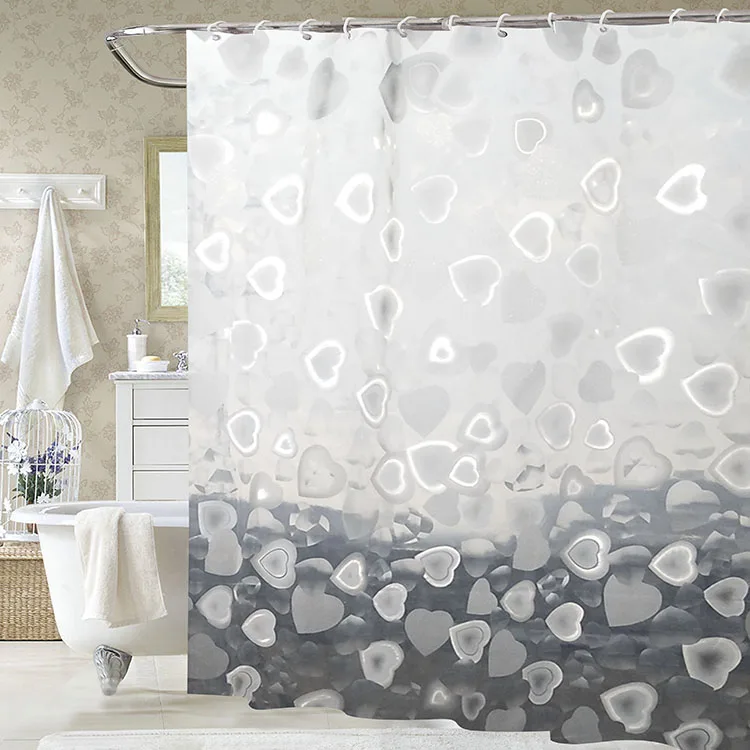 eco-friendly plastic shower curtain