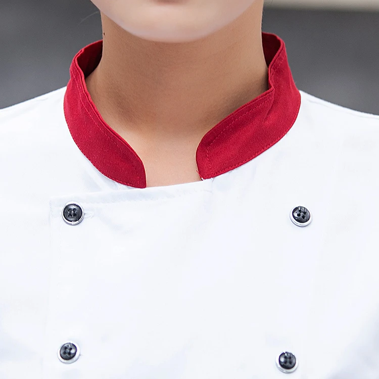 COOKING HOSPITALITY 7 COLOURS PR652 CHEF'S JACKET STUDS 