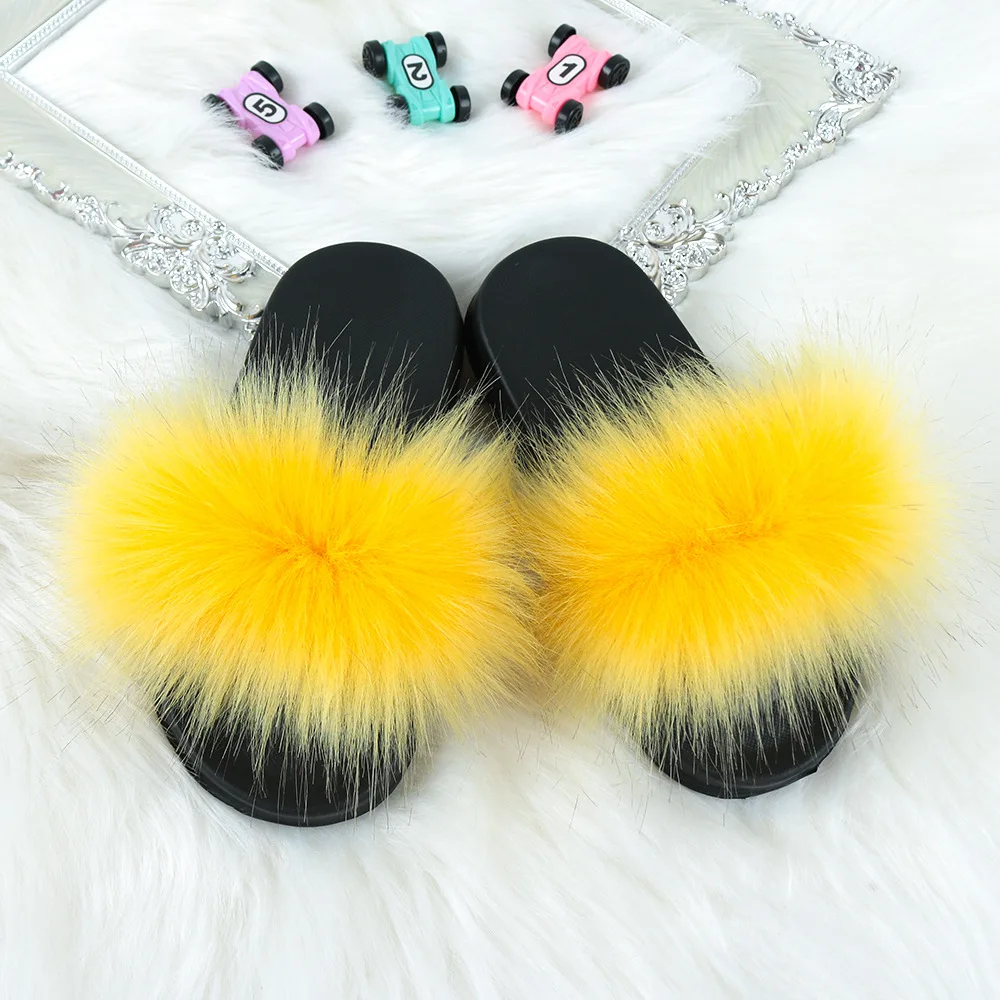 
Luxe Fuzzy Junkanoo Rhinestone Mommy and Me Red Slip on Fur Slides Slippers Footwear Indoor 