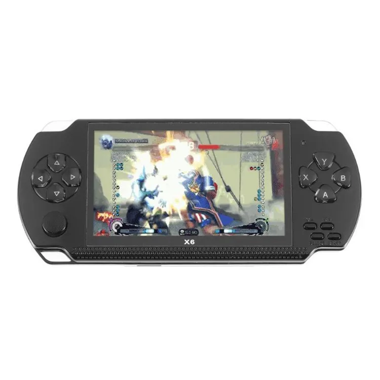 X6 4.3 inch Video Game Console Handheld 8G Memory Game Machine Game Player