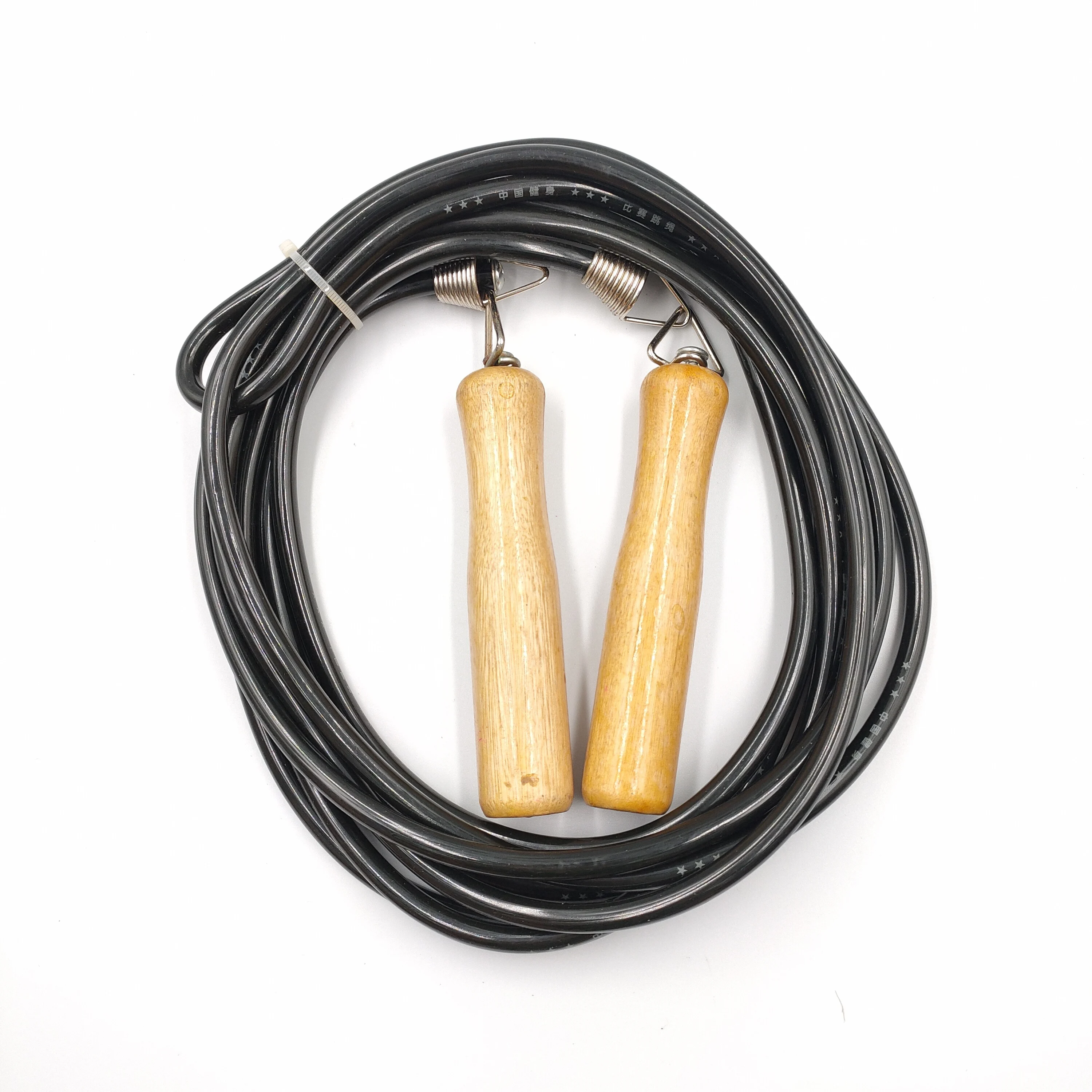 Skip Rope Weapon Promotional Group Skip Ropes - Durable PVC with Wood Handles