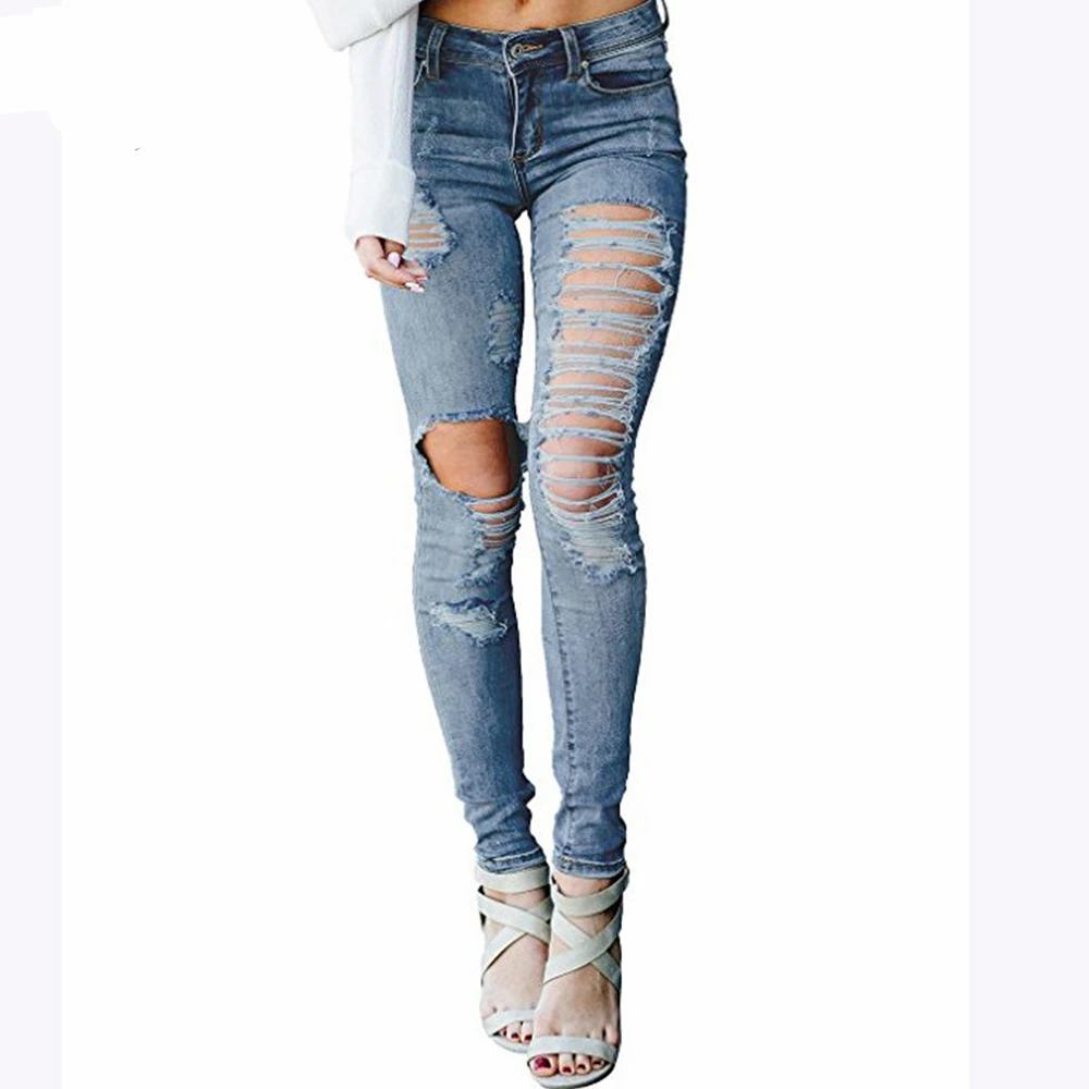 shredded jeans womens