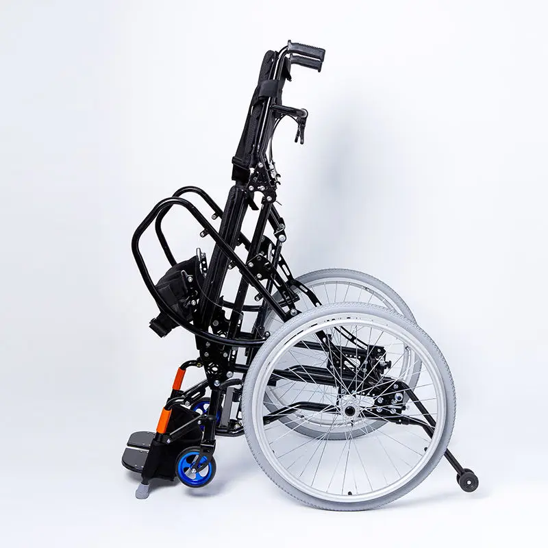 Disabled manual standing wheelchair cheap wholesale wheelchair factory hand push wheel chair manufacture