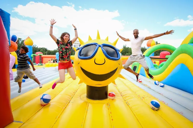 Big Funbox Inflatable Park - the World's Biggest Bounce House