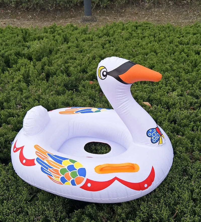 Wholesale 70cm Safety Durable Pool Float Ring Inflatable Round Spider Man Floats With Hanld Pvc