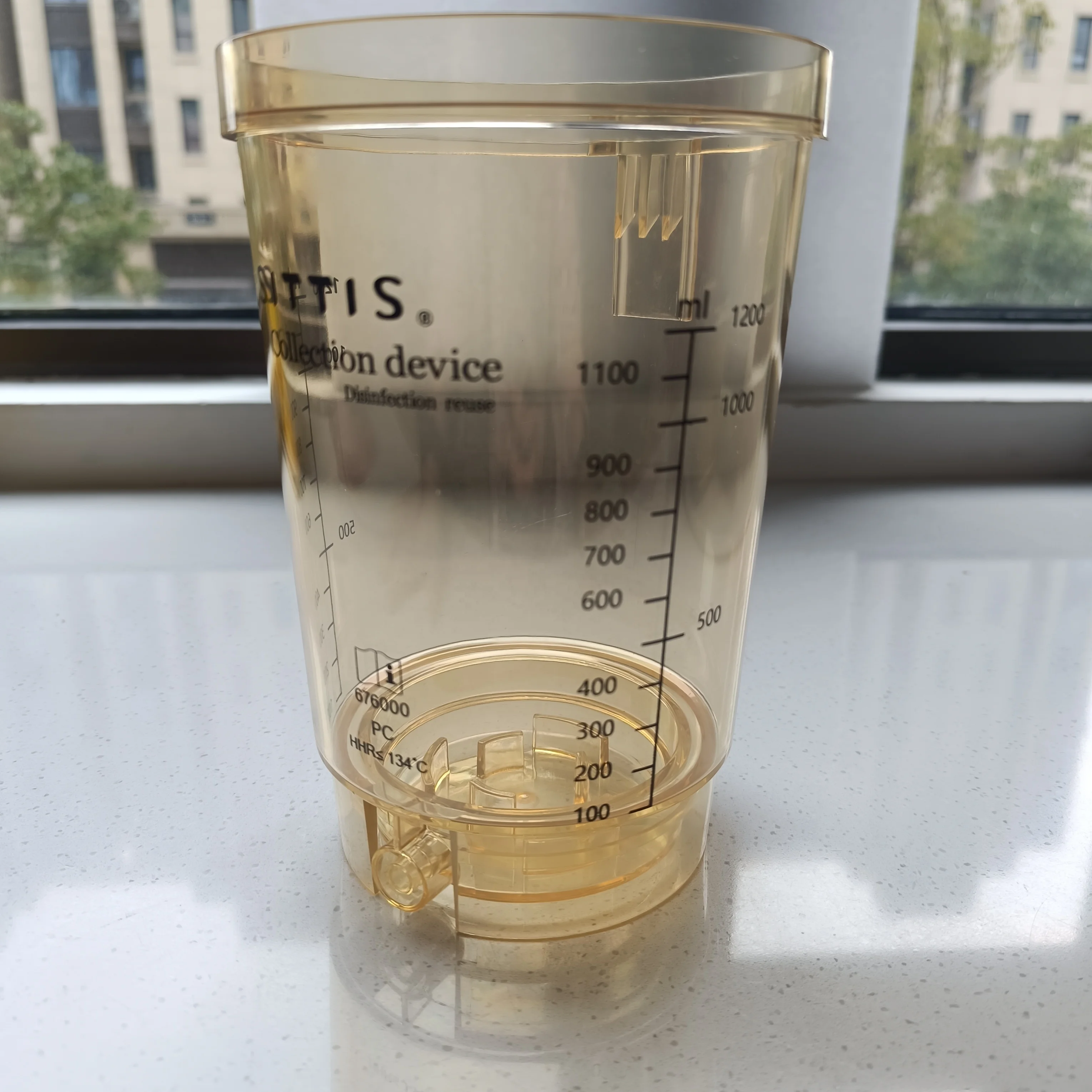 Autoclavable 1200ml Liposuction Fat Collection Canister