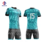 Custom sublimation polyester dry fit team youth soccer wear jersey uniform kits for sale
