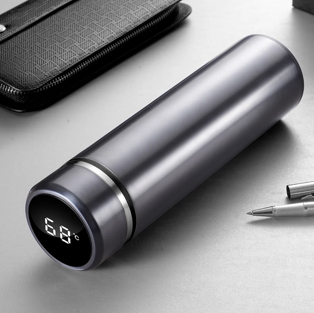 2020 New arrival SUS 316 stainless steel intelligent thermos business gift tea coffee water drinking bottle