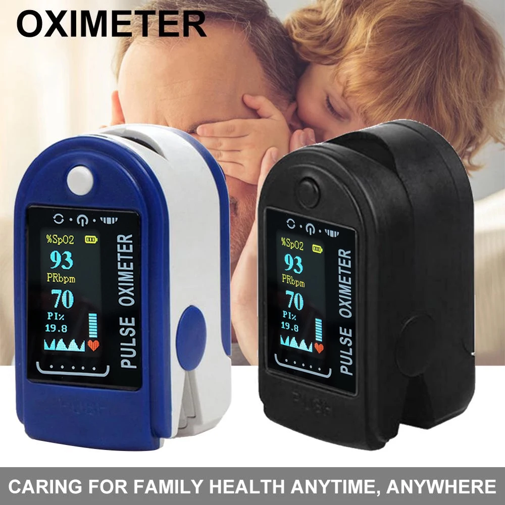 Oled Digital Screen Fingertip Pulse Oximet Blood Oxygen Meter Measurements And Pulse Pulse oxymetry