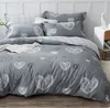 Love Line Gray Base High Quality Bed Sheet Set