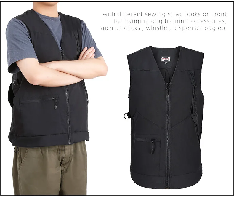 dog training vest with pockets