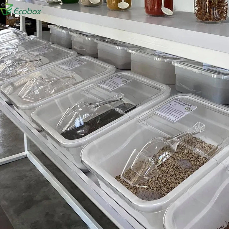 self serve bulk food containers and