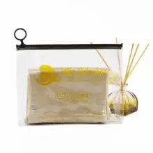 2019 شفاف الوقوف مخصص المنزلق زيبر البلاستيك التعبئة والتغليف حقيبة ملابس داخلية ملابس بحر مستحضرات التجميل ماكياج كيس بلاستيكي ذاتي الغلق