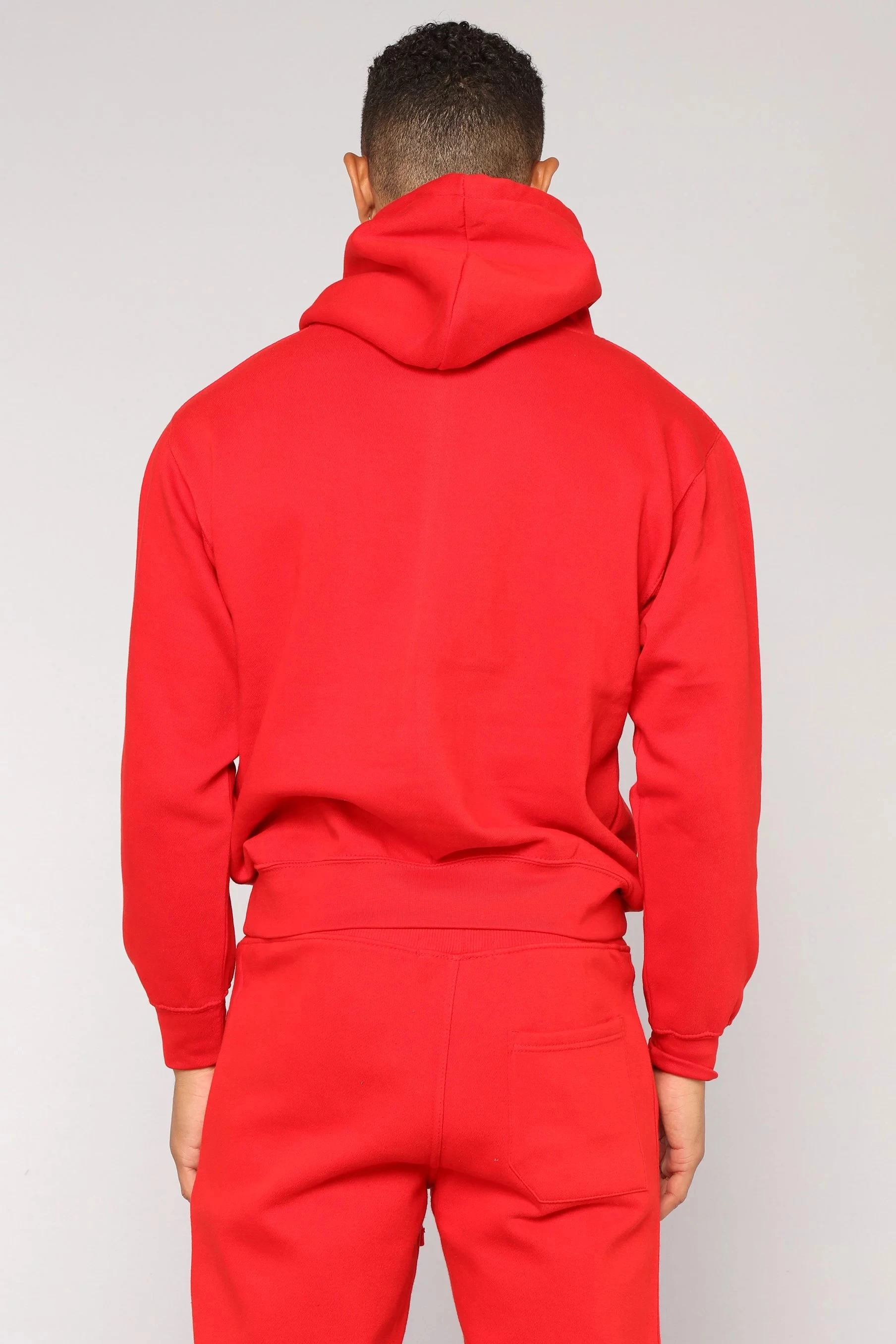 red moletom com capuz asos