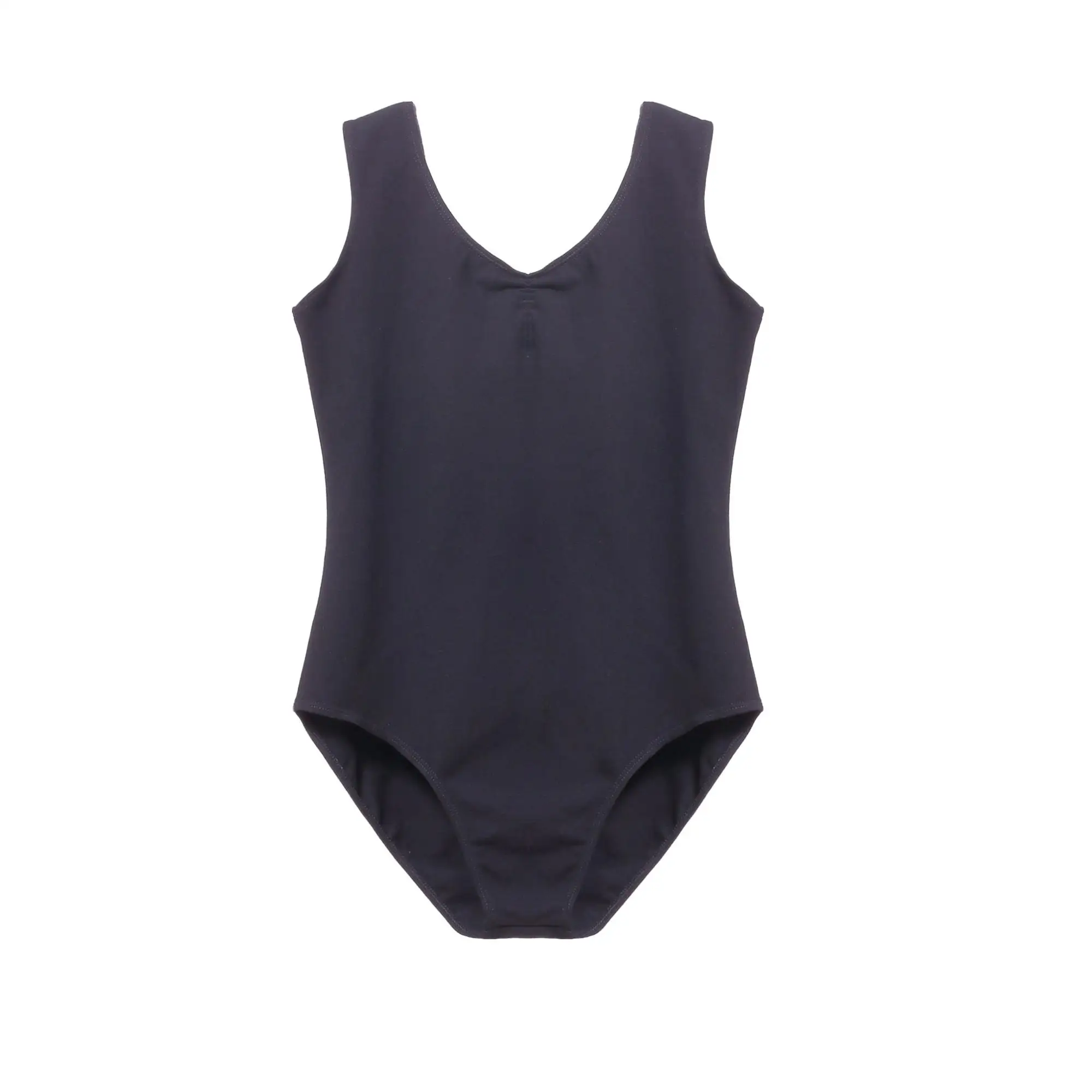 2021child Black Sleeveless Ballet Dance Leotard Girls Ballet Kids ...