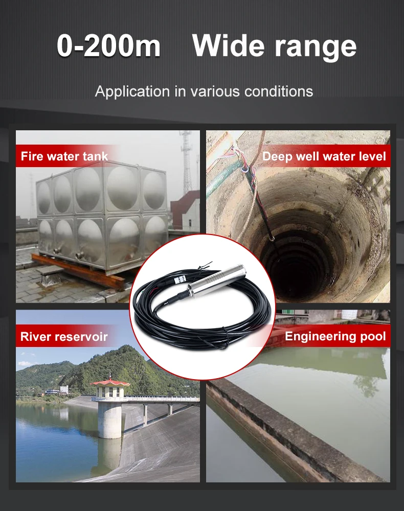 Submersible Level Sensor Hydrostatic Level Sensor Laser Level Meter