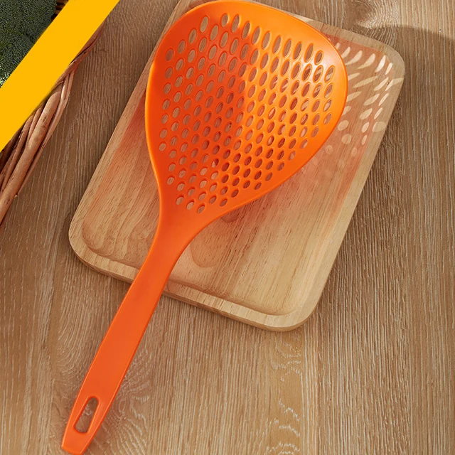 1PC Filter Cooking Shovel Vegetable Strainer Scoop Nylon Spoon Kitchen tools 
