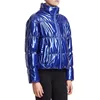 Packable Down Hunting Jacket Shiny Down Jacket With Elasticized Cuffs