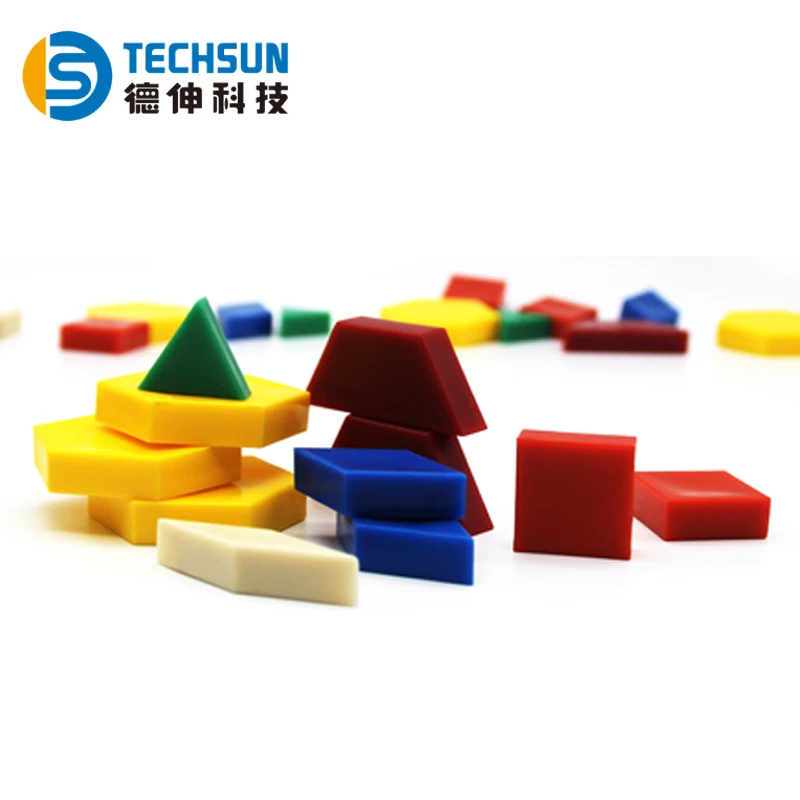 Educational Toys 1cm Pattern Blocks Plastic Puzzle Toy Set Of 250pcs