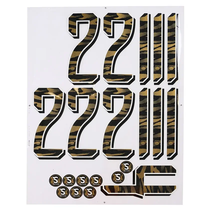 Custom Soccer Jersey Heat Press Sticker Number Heat Transfer Letters