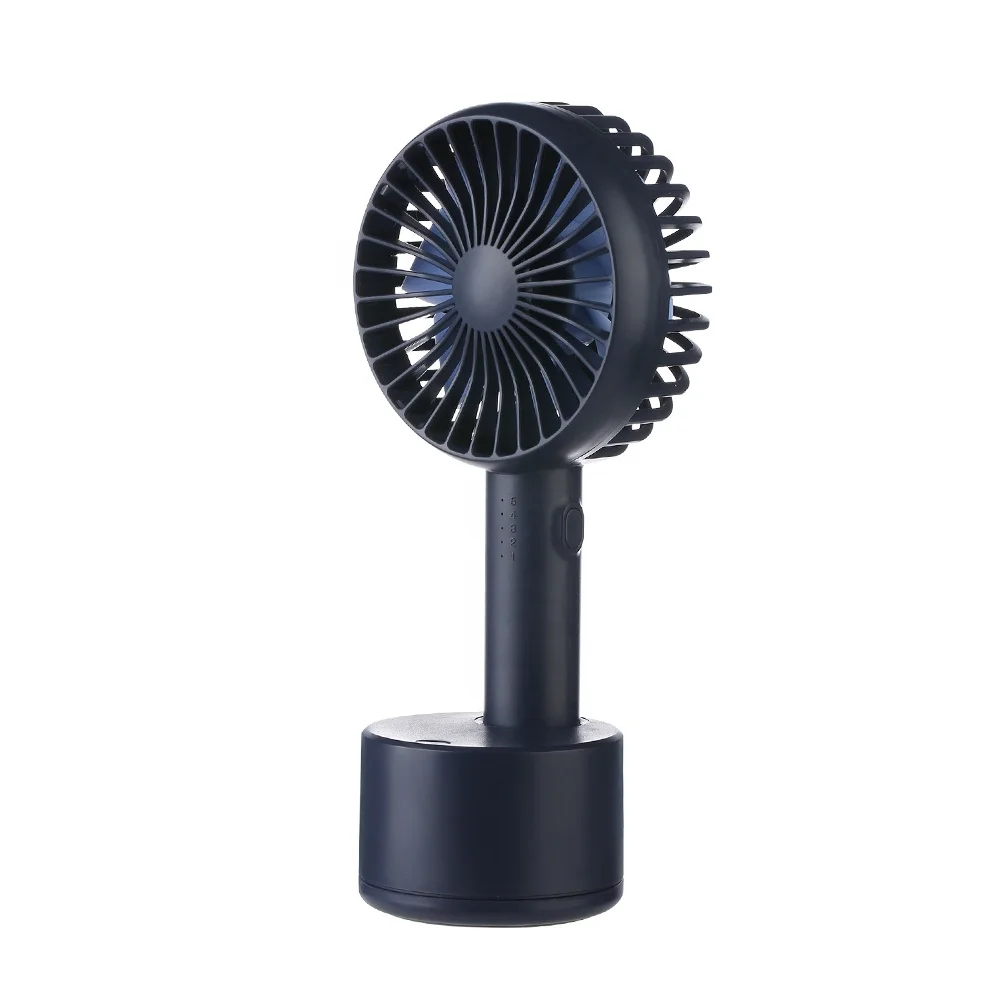 Rechargeable Handy Mini Fan with stand USB Charging Portable Hand Hold LED Fan