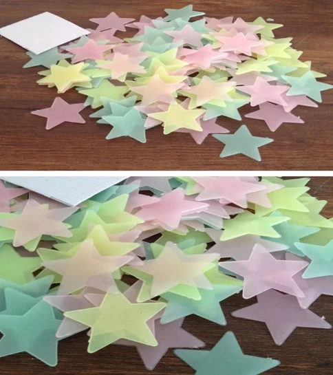 50pcs Ni/ños cinco estrellas