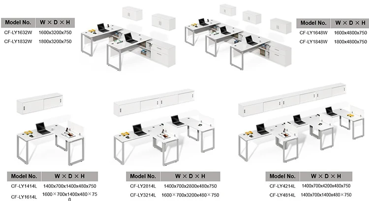 China supply moderna escritorios y mesas para mesa de conferencias
