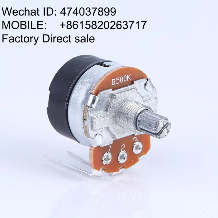 High Quality B500k Potentiometer - Buy B500k Potentiometer,B500k,B50k ...