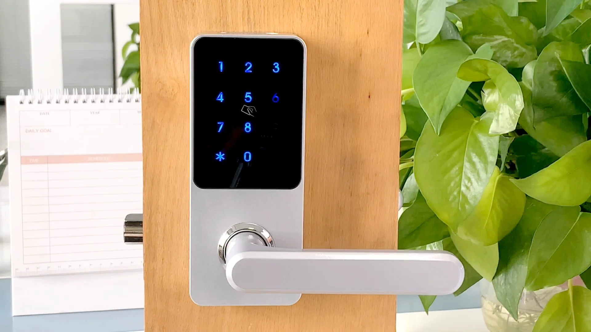 anti theft electronics card smart door lock