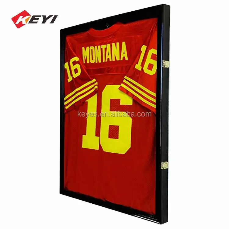 Professional Customized Clear Acrylic Sports T Shirt Frame / Football Jersey Display Case Buy