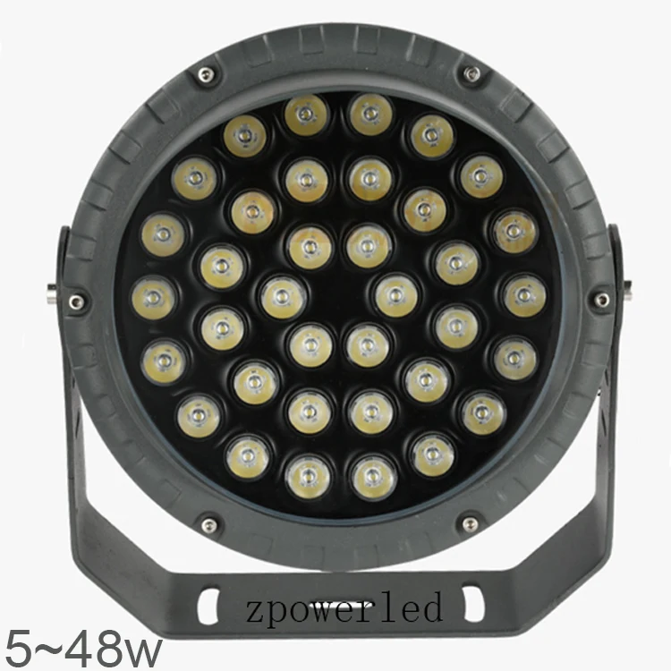 2019 Smart bright aluminum 36w multi color led flood lights for outside tree