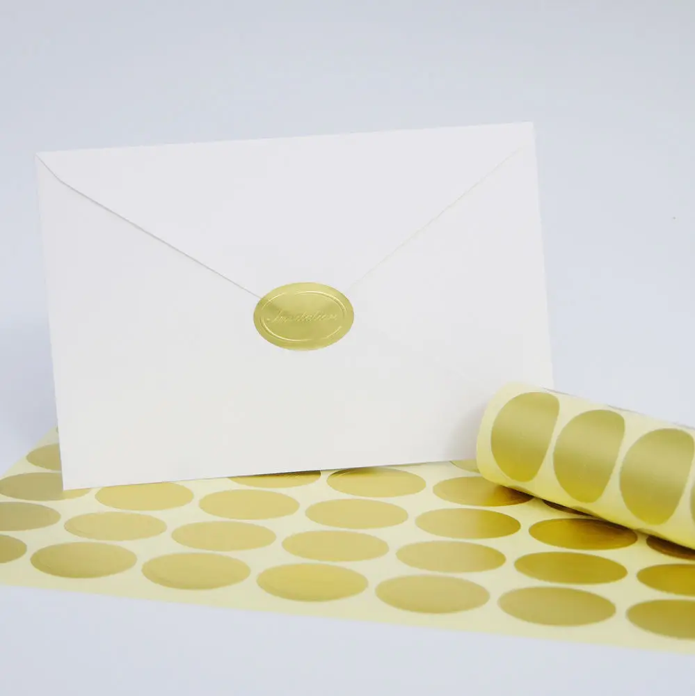 Custom Embossed Gold Foil Metal Logo Label Sticker Buy Embossed