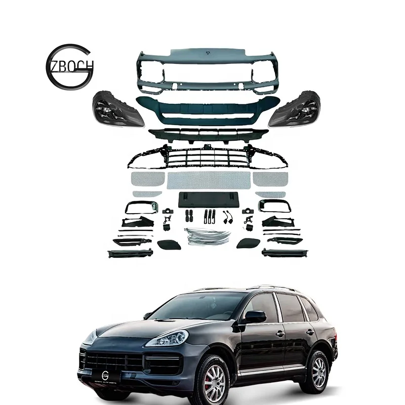 955 to 9Y0 Body Kit for Porsche Cayenne 955 957 Turbo Upgrade 
