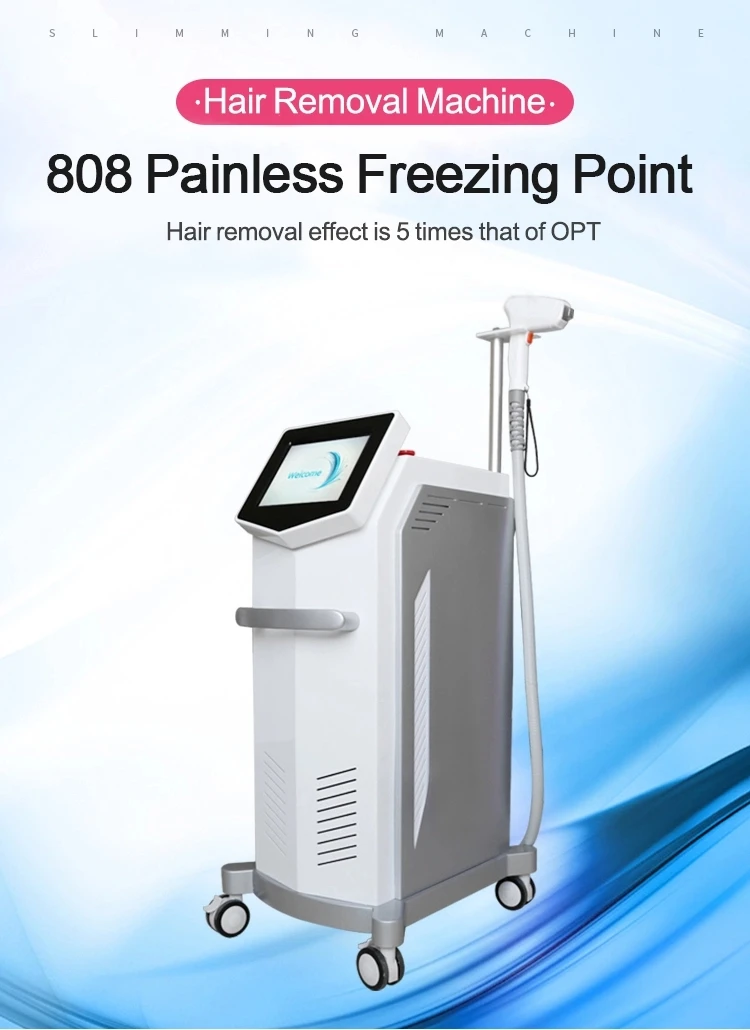 3 in 1 Professional Germany bars 755nm 808nm 1064nm 3 wavelength diode laser/laser diodo 808 hair removal machine