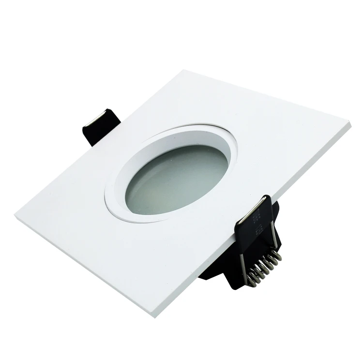 New design led 360 degrees rotatable recessed 3w 5w 7w bathroom aluminum gu10 waterproof downlight