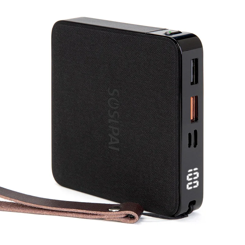
New products for iphone 10w wireless charger power bank 10000mah portable 2 output custom qi fast charging wireless power bank 