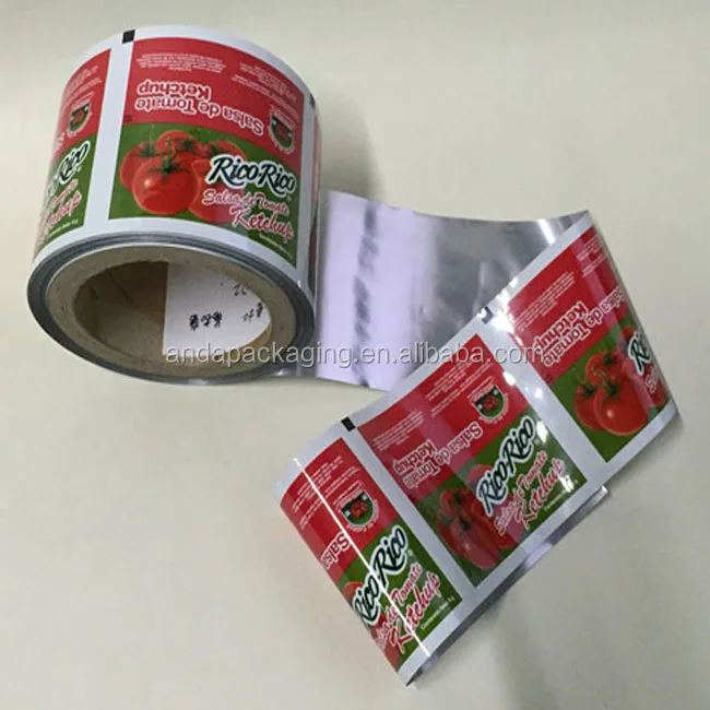 Ketchup Sachet Packaging Material Ketchup Film Roll Sauce Pouch