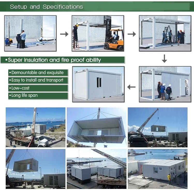 Luxury prefabricated expandable shipping container mobile frefab house for hotel