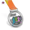 Longzhiyu 13years professional metal medals factory custom sports medals award antique silver marathon running medals