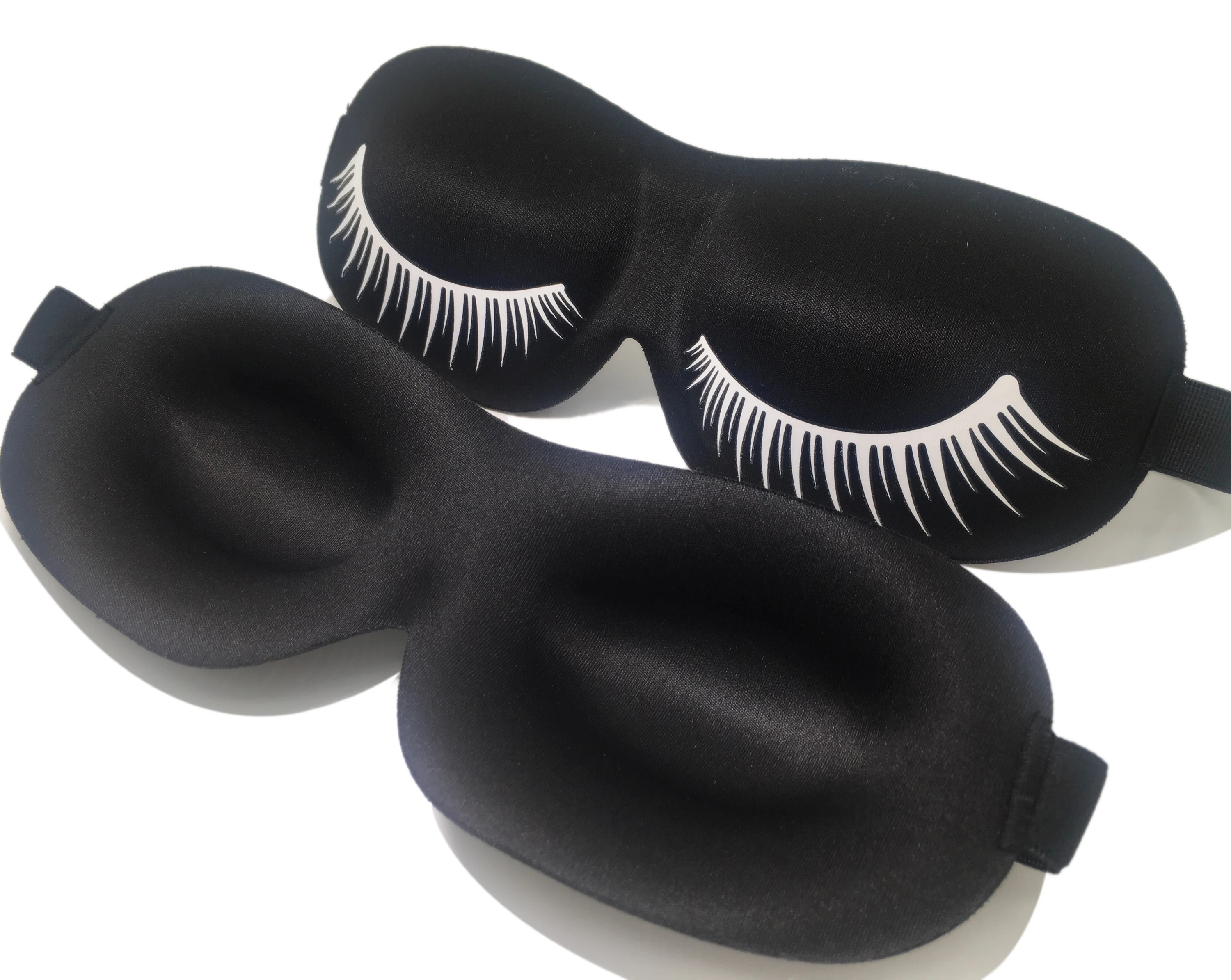 

2021 Eyelash Extension Sleep Mask with 2cm deep eye socket, 3D Eye Sleep Mask, Silk Eye Mask SM-087