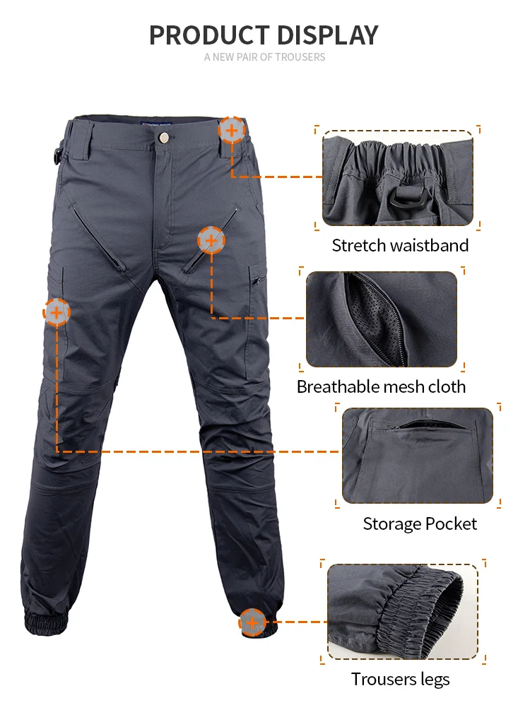 Fronter Outdoor Tactical Hunting Ankle Banded Jogger Pants