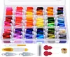 145 Pcs Embroidery Floss with Organization Box Including 108 Colors Cross Stitch Thread