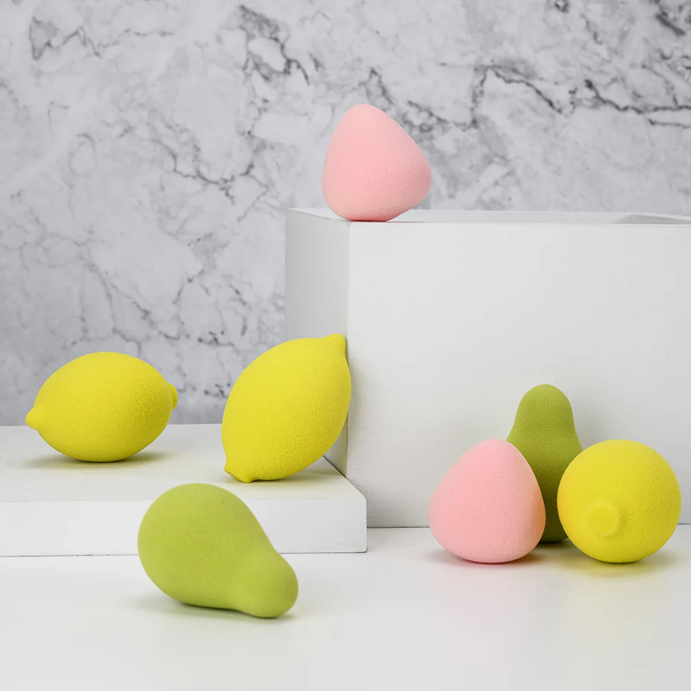 Ultra Soft Lemon Shape Marshmallow Sponge For Beauty Blending