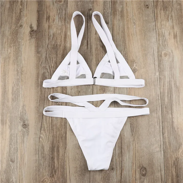 Sexy Bikini - FYA356 High Quality Two Piece Mesh Bandage