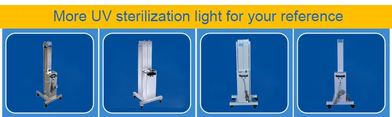 Hospital Use UV Sterilizer Lamp Remote Control Ultraviolet Disinfection Light Disinfecting Machine