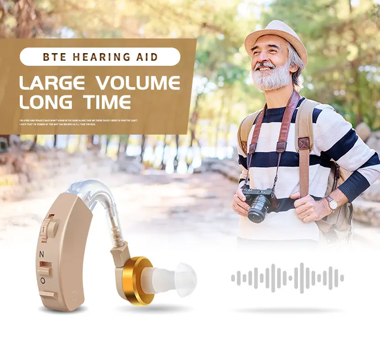 BTE Cheap Hearing Aid Amplify the sound for hearing loss manufacture