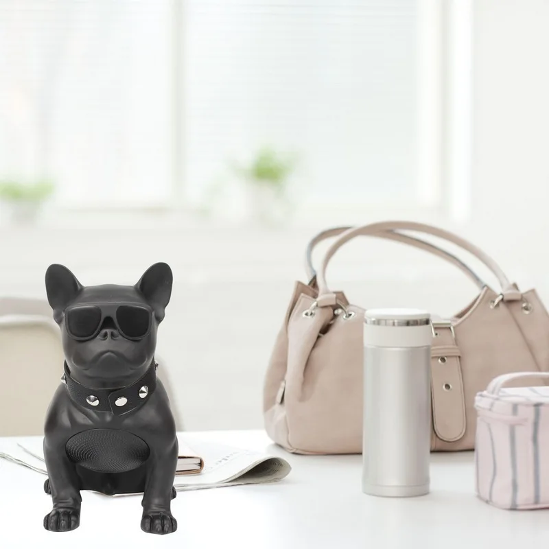 New Mini USB Subwoofer Theatre Bluetooth Speaker Wireless Creative Bulldog Dog Bluetooth audio Outdoor - ANKUX.COM