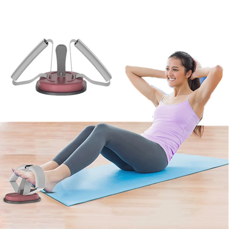 Indoor Sit-up Aid Aids Self-suction Bar Abdominal Core Trainer Curl ...