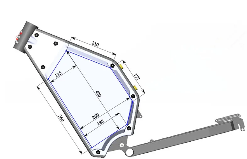 Чертежи рамы электровелосипеда