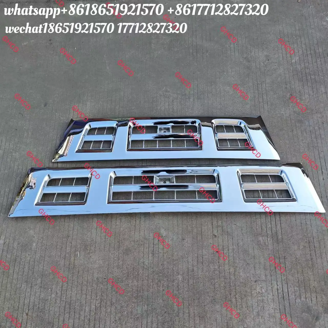 GHCD Hot Product/high Quality Chrome-plated Narrow&wide Grille for Japanese Truck ISUZ NQR/600P(2005-ON) manufacture